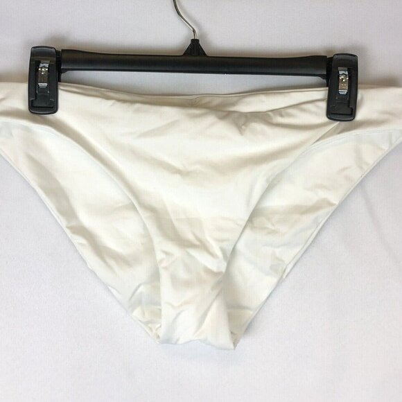 Rebecca Virtue Women’s Size Large White Hipster Bikini Bottom - Picture 1 of 2